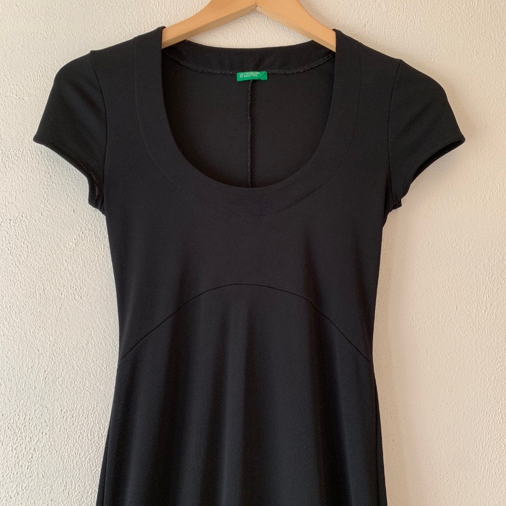 United Colors of Benetton | cap sleeve black maxi